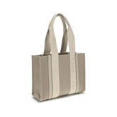 Chloé Beige Linen Shoulder Bag